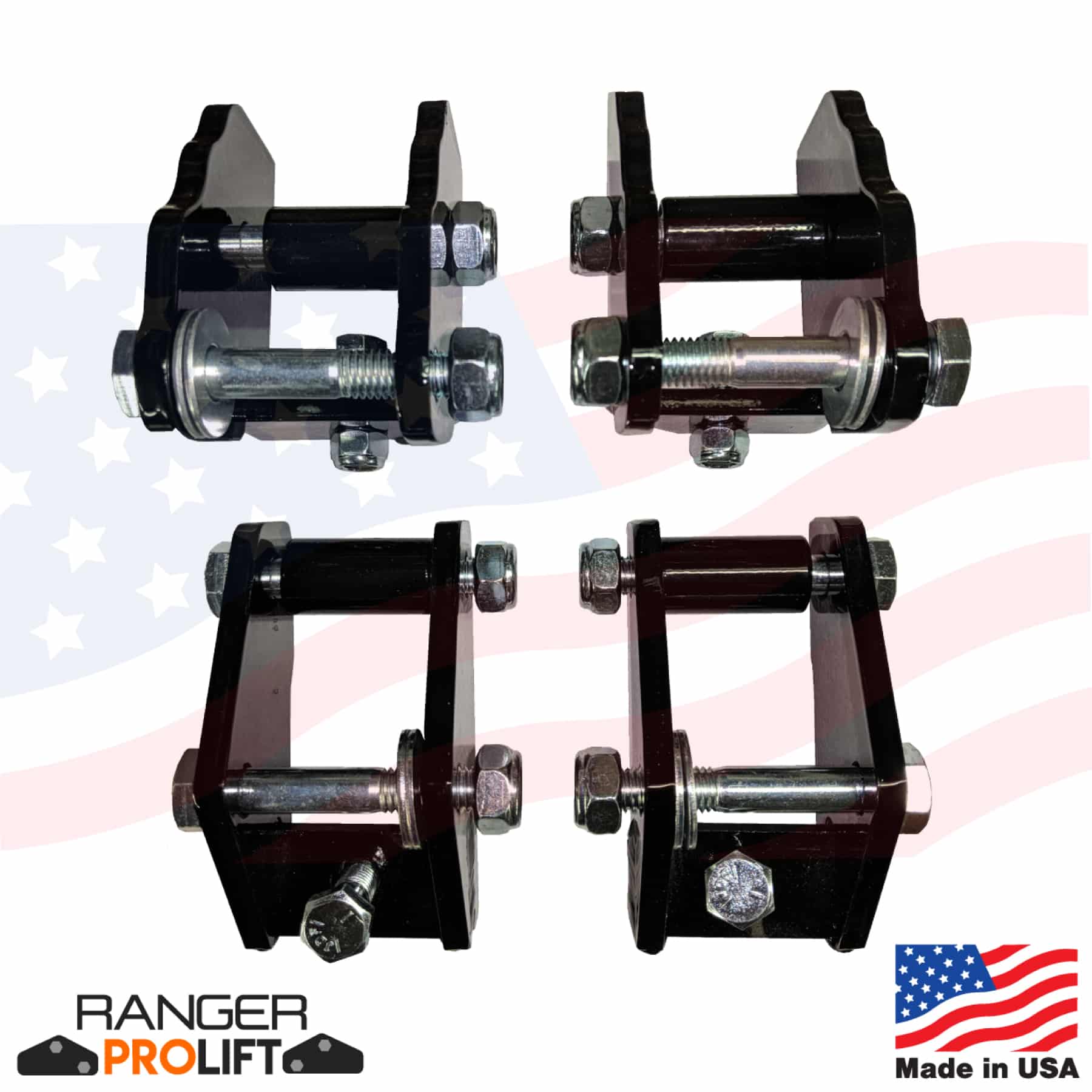 WeiSen 2.5 to 3 Rise Front and Rear Suspension Full lift kit Fit 2013-2019 Polaris Ranger XP 900 and crew 