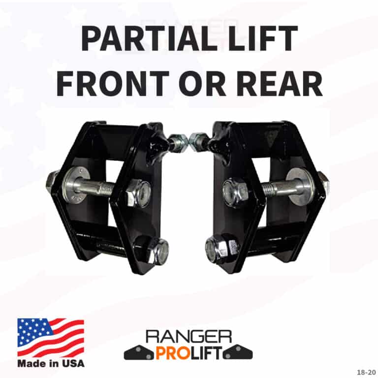 Front or Rear Polaris Ranger Lift Kits 20132023 Ranger Prolift